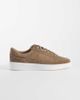 Noak NOAK Made In Portugal paneled lace up sneakers in taupe suede-Brown - 1