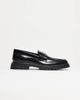Noak Noak made in Portugal penny loafers in black leather - 1
