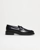 Noak Noak made in Portugal penny loafers in black leather with cow hair vamp - 2