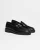Noak Noak made in Portugal penny loafers in black leather with cow hair vamp - 3