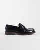 Noak NOAK made in Portugal penny loafers with branded metal hardware in black leather - 1