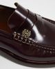 Noak NOAK made in Portugal penny loafers with branded metal hardware in brown leather - 4