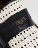 Noak NOAK made In Portugal penny loafers with coin detail and raffia apron in black leather - 2