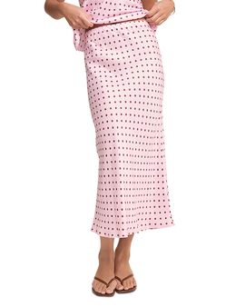 Nobody's Child Nobody's Child Alana Dot Print Midi Skirt