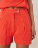 Nobody's Child Nobody's Child Asher tailored linen mix shorts in red - part of a set - 2