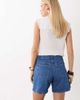 Nobody's Child Nobody's Child Bailey cotton long line bermuda shorts in mid blue - 4