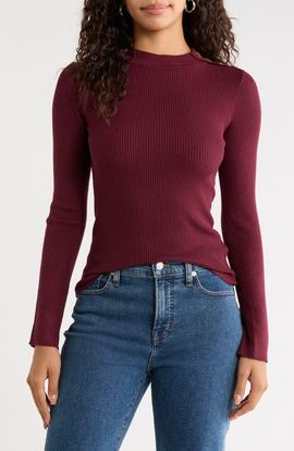 Nobody's Child Nobody's Child Button Detail Rib Top