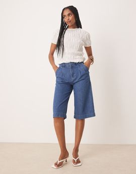 Nobody's Child Nobody's Child denim bermuda shorts in blue