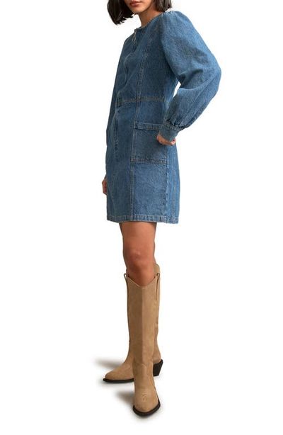 Nobody's Child Nobody's Child Highgate Long Sleeve Denim Minidress