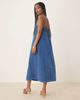 Nobody's Child Nobody's Child Jazmine trapeze denim midi dress in mid blue - 3
