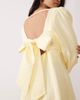 Nobody's Child Nobody's Child Keya occasion bow detail open back midi dress in yellow - 3