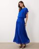 Nobody's Child Nobody's Child Occasion Pamela boat neck draped bodice drop waist maxi dress in cobalt blue - 1