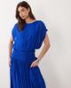 Nobody's Child Nobody's Child Occasion Pamela boat neck draped bodice drop waist maxi dress in cobalt blue - 2