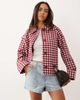 Nobody's Child Nobody's Child Oyanti swing jacket in red gingham - 3