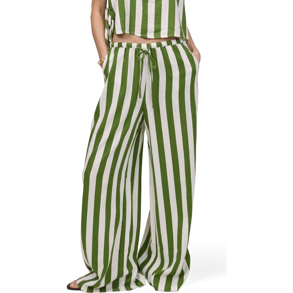Nobody's Child Nobody's Child Reese Linen Blend Drawstring Pants