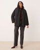 Nobody's Child Nobody's Child scarf detail quilted jacket in black - 3