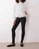 Nobody's Child Nobody's Child split hem ribbed zip up leggings in black - 1