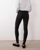 Nobody's Child Nobody's Child split hem ribbed zip up leggings in black - 3
