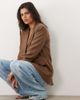 Nobody's Child Nobody's Child tailored oversized single breasted blazer in brown - 2