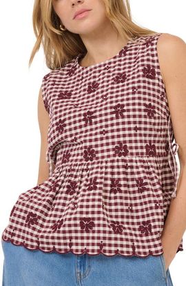 Nobody's Child Nobody's Child Valerie Peplum Hem Top