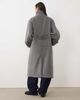 Nobody's Child Nobody's Child wool blend wool funnel neck longline coat in gray - 4