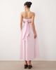 Nobody's Child Petite Nobody's Child Petite Ariella Occasion ruched detail bandeau midi dress in soft pink - 4