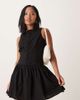 Nobody's Child Petite Nobody's Child Petite claudia button front mini dress in black - 1