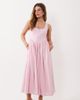 Nobody's Child Petite Nobody's Child Petite Cora cotton bodice detailing sleeveless midaxi dress in light pink - 1