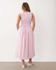 Nobody's Child Petite Nobody's Child Petite Cora cotton bodice detailing sleeveless midaxi dress in light pink - 4