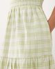 Nobody's Child Petite Nobody's Child Petite cotton shirred bodice tiered skirt maxi dress in light green gingham - 3