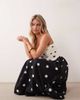 Nobody's Child Petite Nobody's Child Petite Felicity cotton strapless midi dress in black and white polka dots-Multi - 2