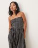 Nobody's Child Petite Nobody's Child Petite Felicity midi dress in blue stripes - 4