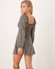 Nobody's Child Petite Nobody's Child Petite Lillie gathered bust mini dress in black floral - 4