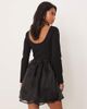 Nobody's Child Petite Nobody's Child Petite Penny scoop neck mini dress in black - 3