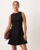 Nobody's Child Petite Nobody's Child Petite pleated mini dress in black plaid - 1