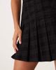 Nobody's Child Petite Nobody's Child Petite pleated mini dress in black plaid - 2