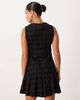 Nobody's Child Petite Nobody's Child Petite pleated mini dress in black plaid - 4