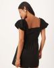 Nobody's Child Petite Nobody's Child Petite ramona flutter sleeve mini dress in black - 4