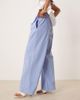 Nobody's Child Petite Nobody's Child Petite Shona straight leg pants in blue and white stripes - 2