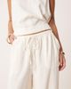 Nobody's Child Petite Nobody's Child Petite Shona straight leg pants in cream - part of a set-White - 2