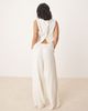 Nobody's Child Petite Nobody's Child Petite Shona straight leg pants in cream - part of a set-White - 3