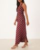 Nobody's Child Petite Nobody's Child Petite Theta midi skirt in brown polka dots - part of a set - 2