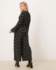 Nobody's Child Petite Nobody's Child Petite Valencia v-neck button front jumpsuit in black polka dots - 4