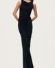 Nocturne Nocturne Draped Sleeveless Maxi Dress in Black, Women's at Urban Outfitters - 2
