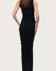 Nocturne Nocturne Draped Sleeveless Maxi Dress in Black, Women's at Urban Outfitters - 3