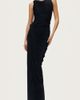 Nocturne Nocturne Draped Sleeveless Maxi Dress in Black, Women's at Urban Outfitters - 4