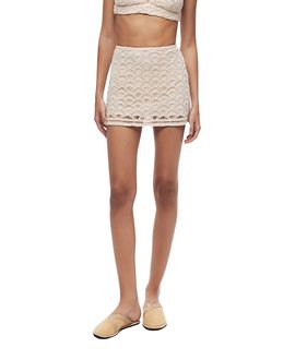 Nocturne Nocturne High-Waisted Lace Mini Skirt