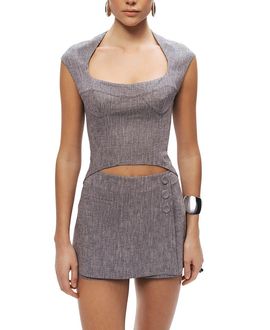 Nocturne Nocturne Open-Back Tailored Top