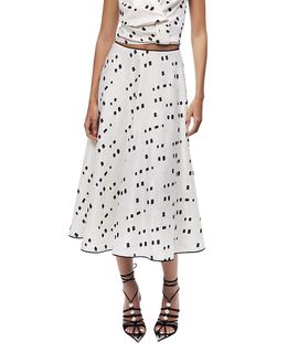 Nocturne Nocturne Printed Midi Skirt