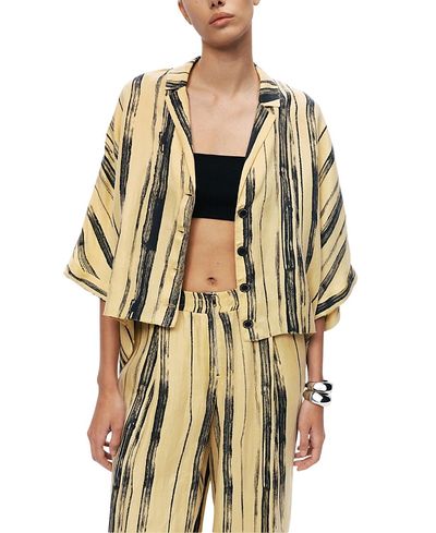 Nocturne Nocturne Printed Short Sleeve Shirt